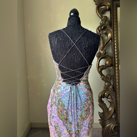 Primavera Couture Long Prom Dress - Picture 7 of 11